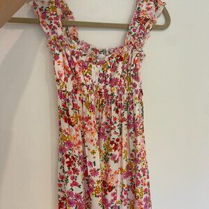 Isabelle's Cabinet Pink Floral Mini Dress